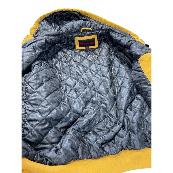 Snap-On Tools Mens Traditional Mustard golden work jacket quilted coat SIze 3XL - Picture 16 of 16